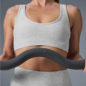 ALO Alosoft Center Stage Bra, S, Grey NWT
